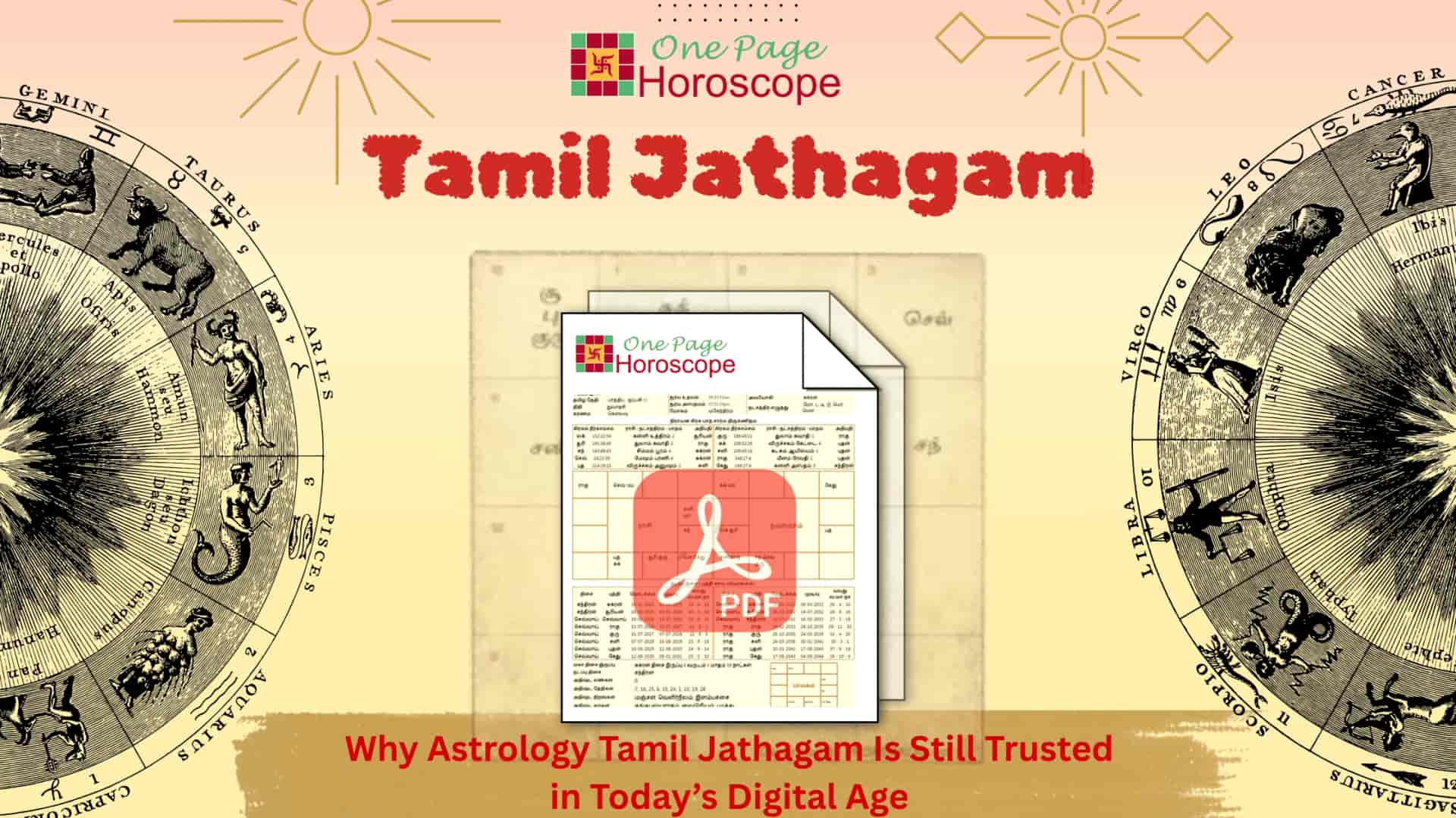 Tamil Jathagam online
