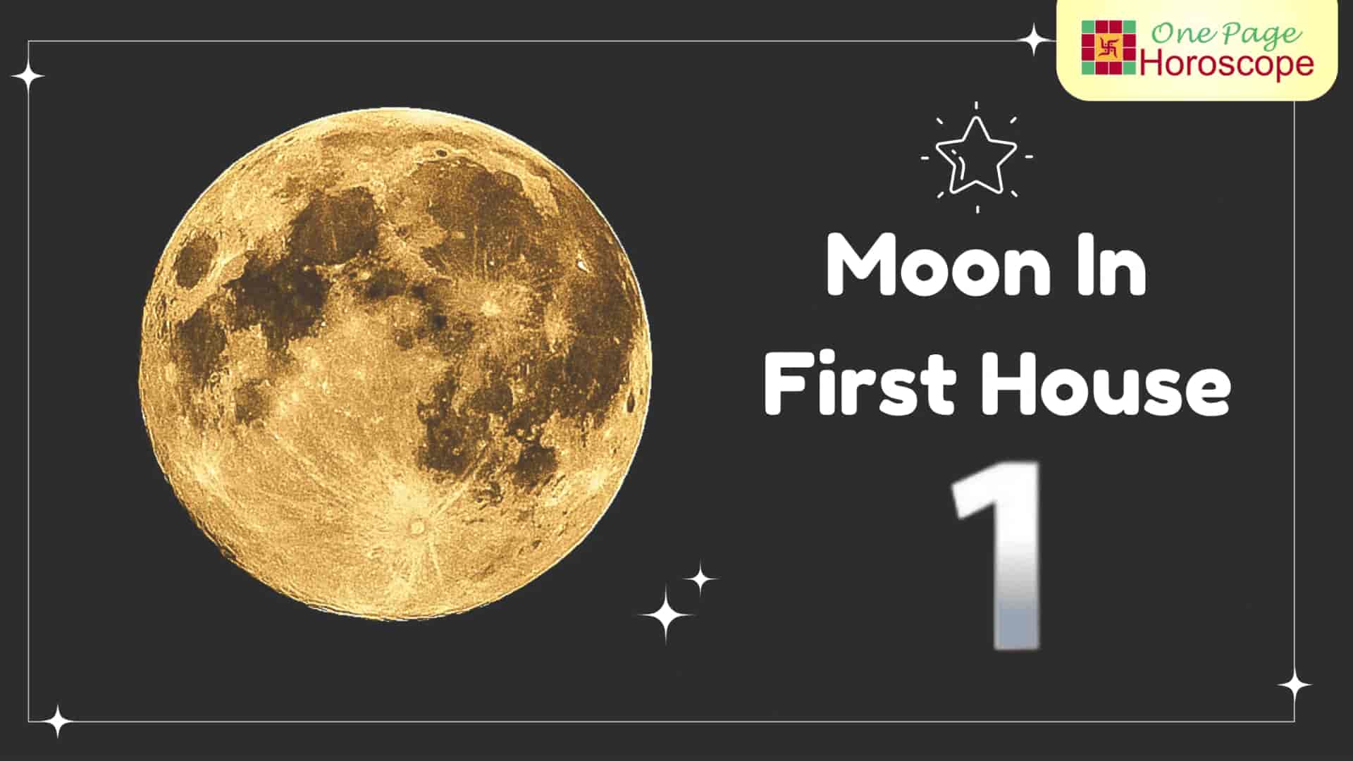 moon in first house