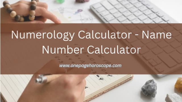 Numerology-Calculator