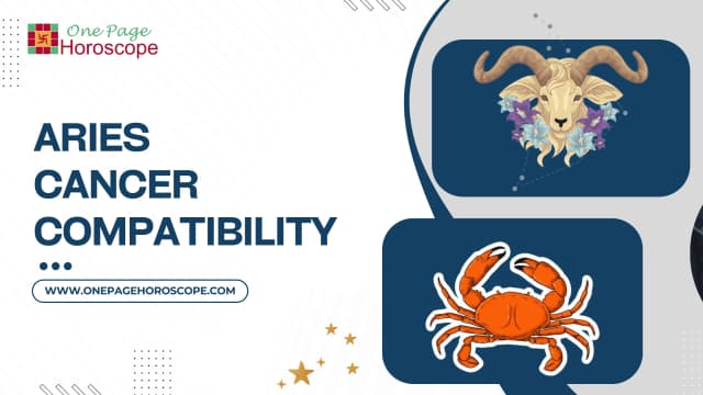 Aries Cancer compatibility