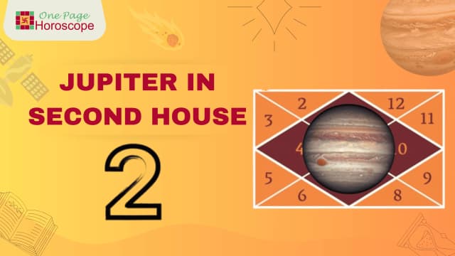 jupiter in second house