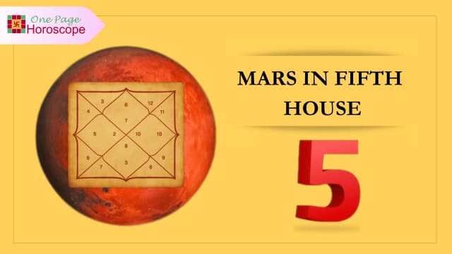 mars in fifth house