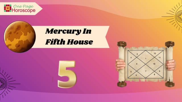mercury in fifth house