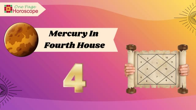 mercury in fourth house