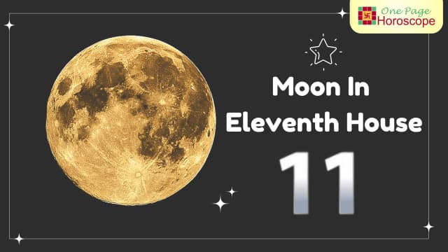 moon in eleventh house