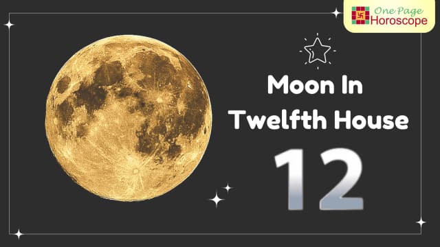 moon in twelfth house