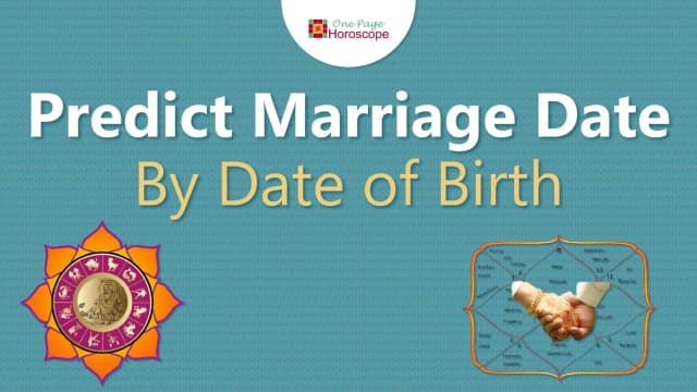 Accurate Way to Predict Marriage Date by Date of Birth