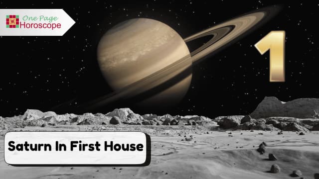 saturn in first house
