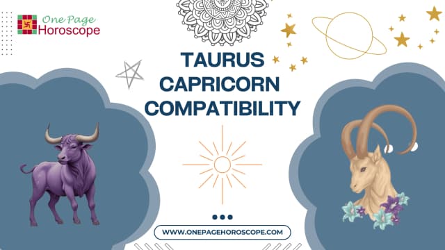taurus capricorn compatibility