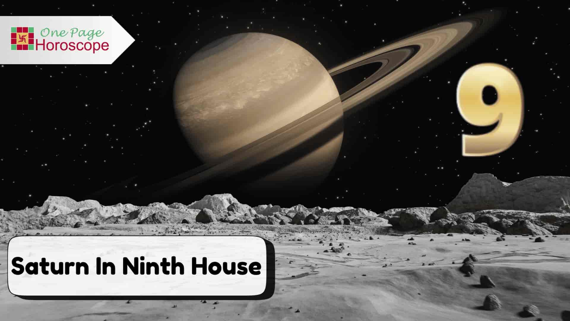 saturn in ninth house